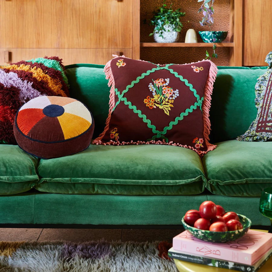 Donna Cord Cushion - Sage & Clare