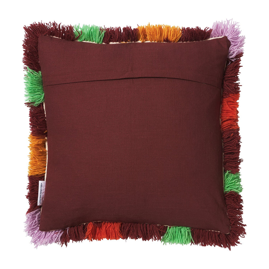 Aletta Shag Cushion - Madeira - Sage & Clare