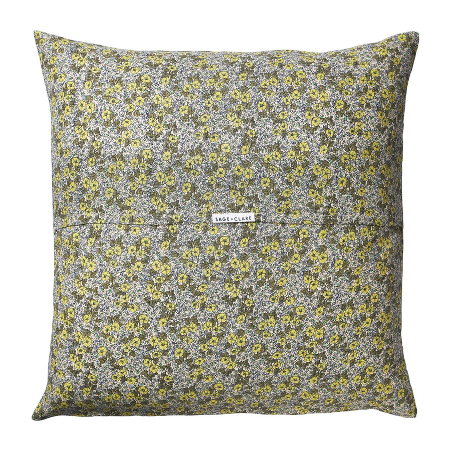 Florentine Linen Euro Pillowcase Set - Pear - Sage & Clare