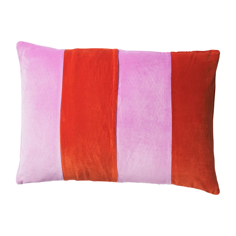 Evita Velvet Pillowcase - Cherry - Sage & Clare