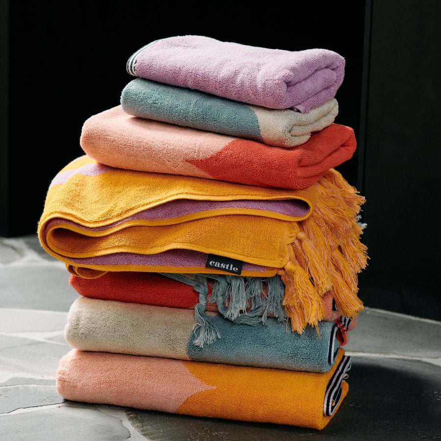 Sherbert Nuddy Bath Towel - Castle & Things