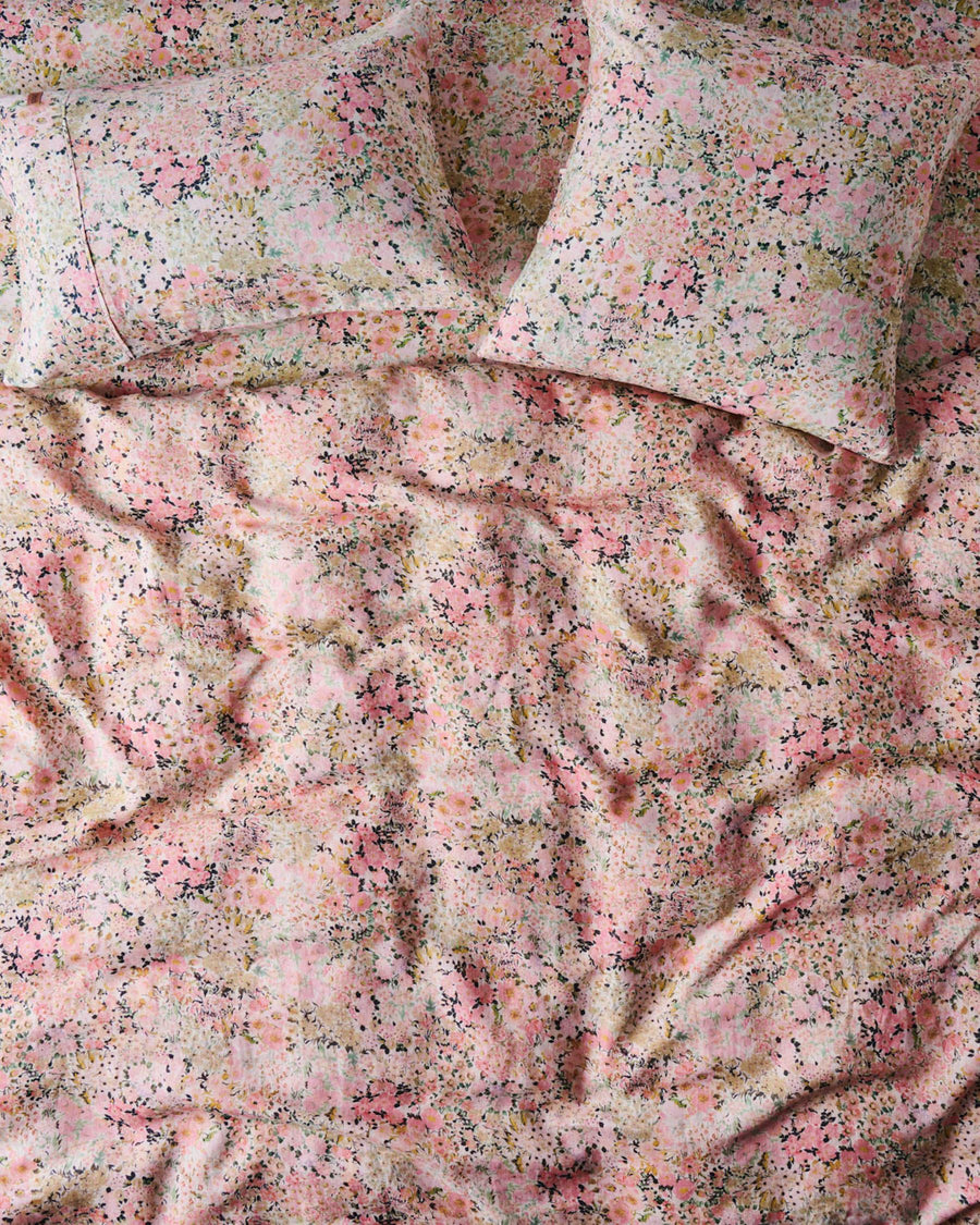 You're Beautiful Linen Quilt Cover - Kip & Co.